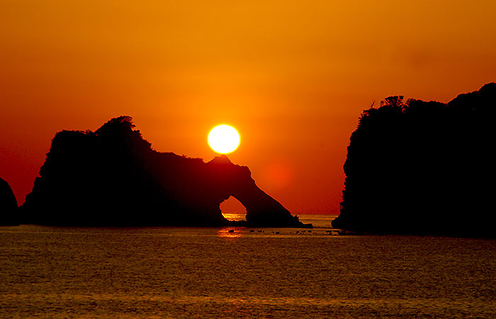 美しい房総勝浦の景色