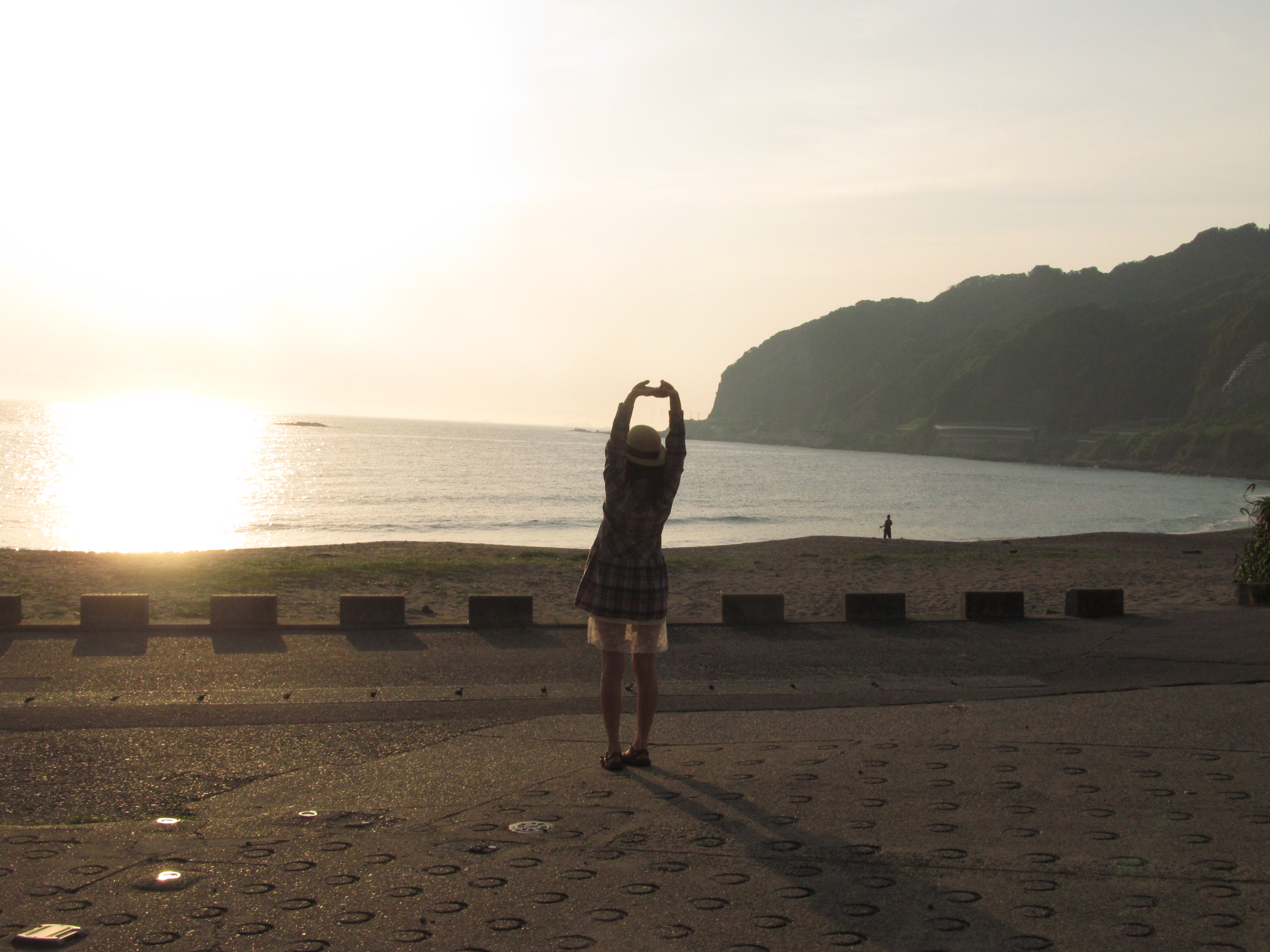 初夏の浜辺