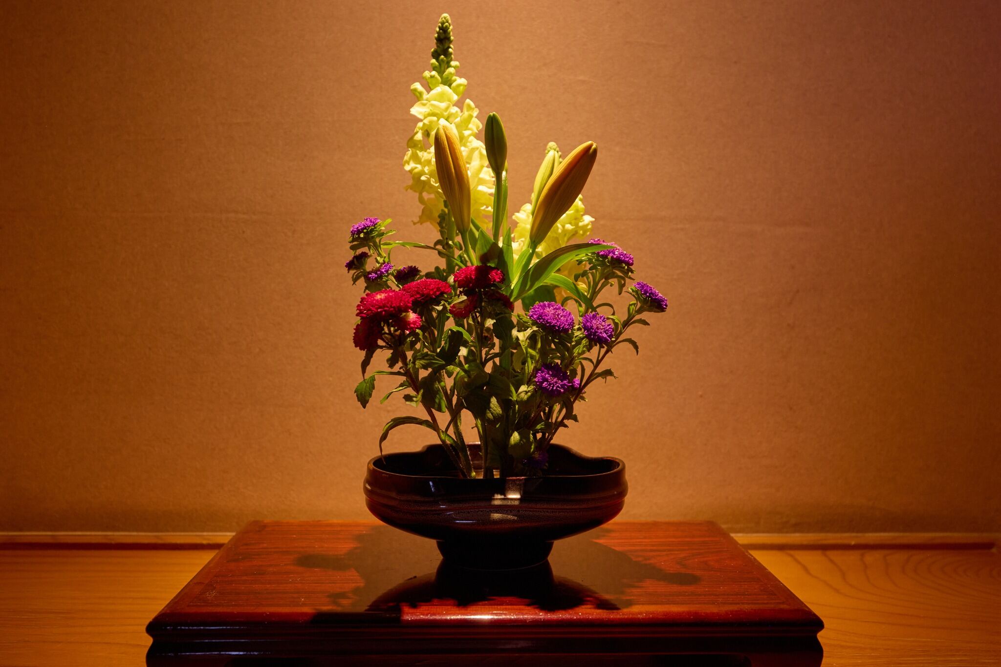センスがきらり！館内のお花はお手製